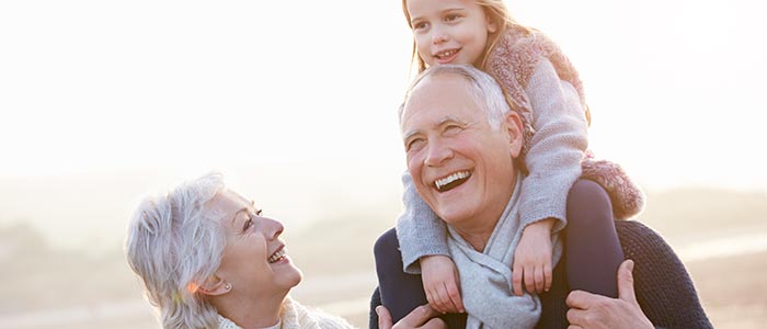 Chiropractic in Charlotte-NC Child with Grandparents