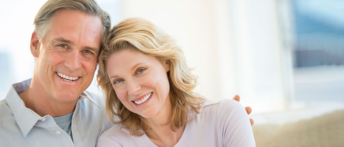 Couple Smiling Together